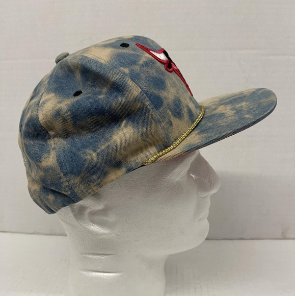 Hardwood Classics Mitchell & Ness NBA Chicago Bulls Bleached Denim Snapback Hat - Picture 2 of 8